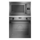 Kit Electrolux de Embutir Forno a Gás 80 Litros Experience e Microondas 34 Litros c/ Painel Inteligente Inox 220V