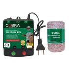 Kit Eletrificador Cerca Rural 30km BV + Cabo 250m - Cobra