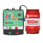 Kit Eletrificador Cerca Rural Pet + Fio 500M