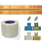 Kit Eletrofita 3 Pistas 10m 20A + Malha e Conector