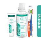 Kit Elmex Sensitive Enxaguatório + Creme dental + Escova