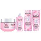 Kit Elseve Glycolic Gloss Loreal Paris 4 Itens