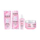 Kit Elseve Glycolic Gloss Sh 200ml+Cond 200ml+Cr Trat+Serum