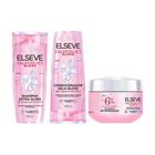 Kit Elseve Glycolic Gloss Sh 400Ml+Cond 400Ml+Creme Trat