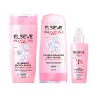 Kit elseve glycolic gloss shampoo + cond + sérum loréal