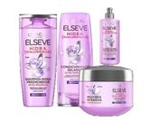 Kit Elseve Hidra Hialuronico Shampoo 400ml + Cond + Masc + Cr Pent