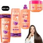 Kit Elseve Liso Dos Sonhos Creme Pentear Mascara Longo