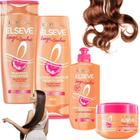 Kit Elseve Longo Do Sonhos Milagroso Creme Pentear Anticorte