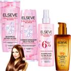 Kit Elseve Loreal Paris Ultra Gloss 400ML Acidificante Oleo Extraordinario