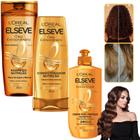 Kit Elseve Shampoo Condicionador Creme Pentear Oleo Extraordinario