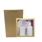 Kit Embalagens para presente Caixa 20x20x6 + Sacola de Papel Kraft