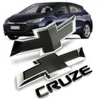 KIT EMBLEMA CRUZE GRAVATA GM MALA GRAVATA GM GRADE Hacth 2017... ( Black Piano ) - Car Stuff