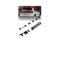 Kit Emblema Letreiro Volkswagen T-Cross 200 Tsi Black Piano