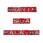 Kit Emblemas Letras - Monte sua Palavra até 8 Letras