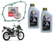 Kit Embreagem Diafrag + Junta Oleo Honda 10w30 Xre Cb 300 2009 Ate 2023