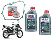 Kit Embreagem Diafrag + Junta Oleo Mobil 10w30 Xre Cb 300 2009 Ate 2023 - Diafrag - Mobil