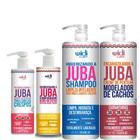Kit Encaracolando Juba 1L- Shampoo 1L - Condicionador Hidro Nutritivo 500ml - Potencializador Gommage 480ml Widi Care