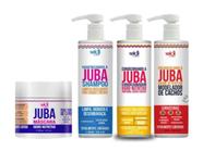 Kit Encaracolando Juba - Shampoo - Condicionador - Máscara 500 Widi Care