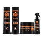 Kit Encorpa Cabelo Haskell Shampoo e Condicionador 300ml + Máscara 300g + Fluido Finalizador 120ml