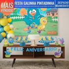 Kit Enfeites Painel Adesivo Topper Galinha Pintadinha Personagens Decoração Festa de Aniversário