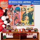 Painel Decorativo Festa Miraculous Ladybug #05 - 180x120