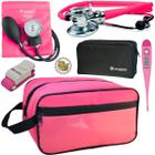 Kit Enfermagem Academico Com Aparelho de Pressao Estetoscopio Rappaport Duplo Estagio Completo