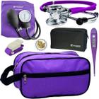 Kit Enfermagem Academico Com Aparelho de Pressao Estetoscopio Rappaport Duplo Estagio Completo