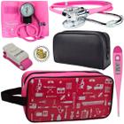 Kit Enfermagem Acadêmico Com Aparelho de Pressão Estetoscópio Rappaport Duplo Estampado Estágio Completo