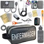 Kit Enfermagem Aparelho Pressão Esteto Necessaire Completa