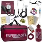 Kit Enfermagem Bolsa Estetoscopio Aparelho Pressao Top - PREMIUM, P.A. MED, INCOTERM