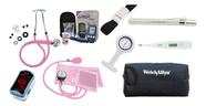 Kit Enfermagem Completo Esfigmo, Rappaport, Oximetro LED, Medidor De Glicose FREE, Relogio Lapela, Garrote,