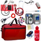 Kit Enfermagem Manual Aparelho de Pressão Estetoscopio Multi Completo PAMED - P.A. Med