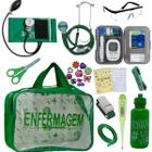 Kit Enfermagem Transparente Medidor Glicose Aparelho Pressao Estetoscópio Multi PA MED - P.A. Med