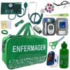 Kit Enfermagem Transparente Medidor Glicose Aparelho Pressao Estetoscópio Multi Premium