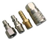 Kit Engate Rapido E Conector 1/4'' Npt 4 Peças