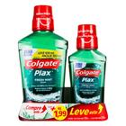 Kit Enxaguante Bucal Zero Álcool Fresh Mint Colgate Plax Leve mais por menos 750ml