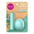 Kit EOS Lip Balm - Stick Mint Organic 4g + Sphere Mint Organic 7g