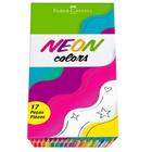 Kit Escolar 17 Peças Neon Colors Faber Castell