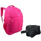 Kit Escolar Bolsa Infantil e Estojo Box Feminino Kit Escolar Impermeável Nylon Resistente Grande