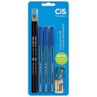 Kit Escolar com 07 Itens Azul - Cis