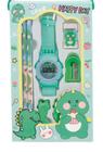 Kit Escolar com 07 peças Verde - Polibrinq