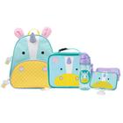 Kit Escolar Completo Com Mochila Infantil Zoo Unicórnio Skip Hop