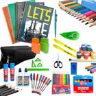 Kit Escolar Ensino Médio Materiais De Qualidade Masculino