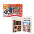 Kit Escolar Estojo para Desenhos Canetinhas e Lápis 68 Peças Hero Squad - Well Kids