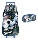 Kit Escolar Futebol - Mochila + Lancheira + Estojo 2024