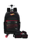 Kit Escolar Hot Wheels Mochila 2X1 Rodas Costas Hot Wheels Lancheira Estojos Hot Wheels