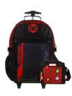 Kit Escolar Marvel Comics Mochila de Rodas + Lancheira VN