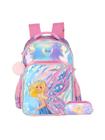 Kit Escolar Mochila Costas G+Estojo Triplo Barbie