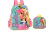 Kit Escolar Mochila De Costas + Lancheira Barbie Modelo