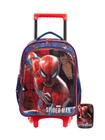 Kit Escolar Mochila de Rodinha+Estojo Box Spider-Man Aranha